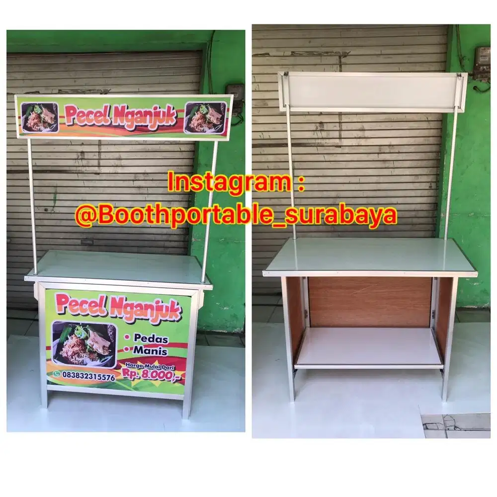 Booth portable rombong lipat