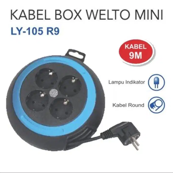 Kabel Roll Yunior Loyal Welto Mini 9 Meter