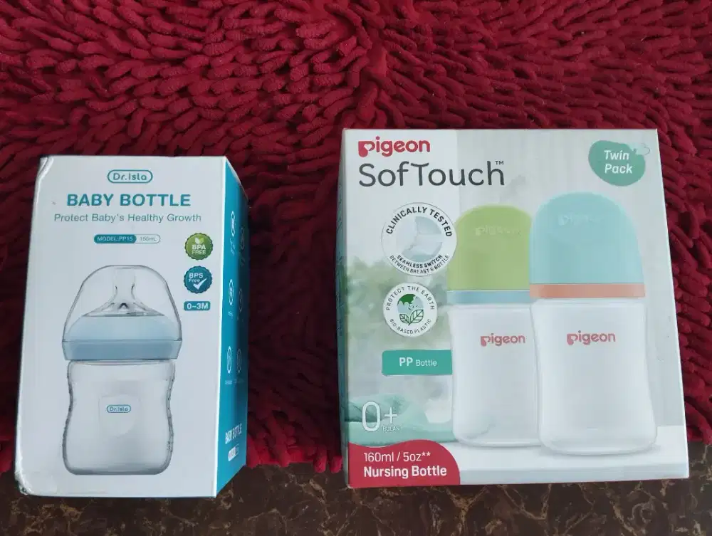 Botol susu new born Pigeon Softouch dan dr isla