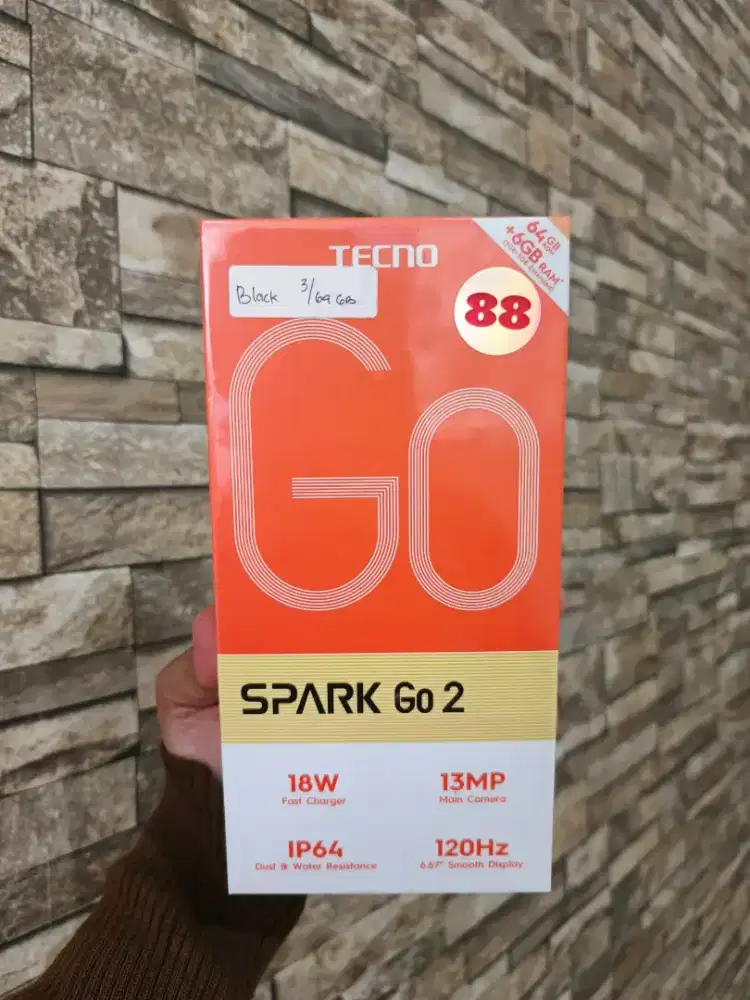 Tecno Spark Go 2 3/64gb 4/64gb 4/128gb Garansi Resmi