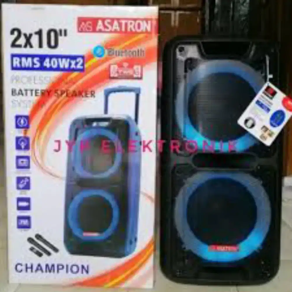 Asatron 10inchx2speaker