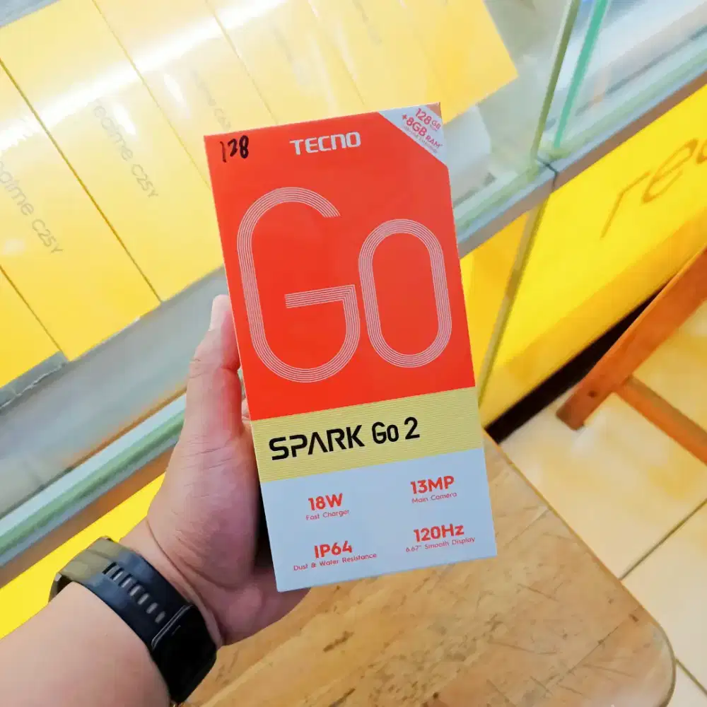 Tecno Spark Go 2 4/128 Gb New Baru Murah Garansi Resmi 1 Tahun