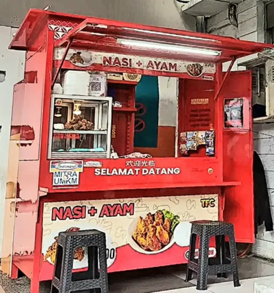 Booth ayam geprek