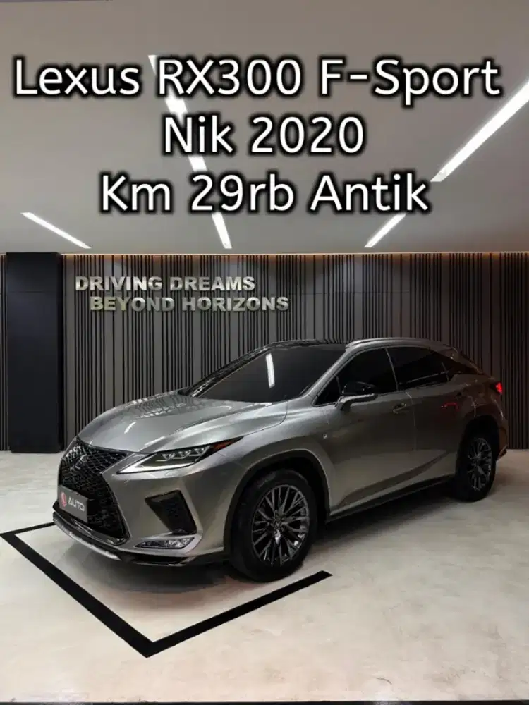 Lexus RX300 RX300T F-Sport 2021 Abu-abu Km29rb B2874UBV Nik 2020