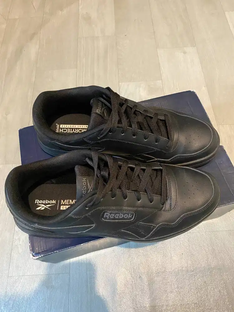 Sepatu Sneakers Pria Reebok Original, Hitam, 44