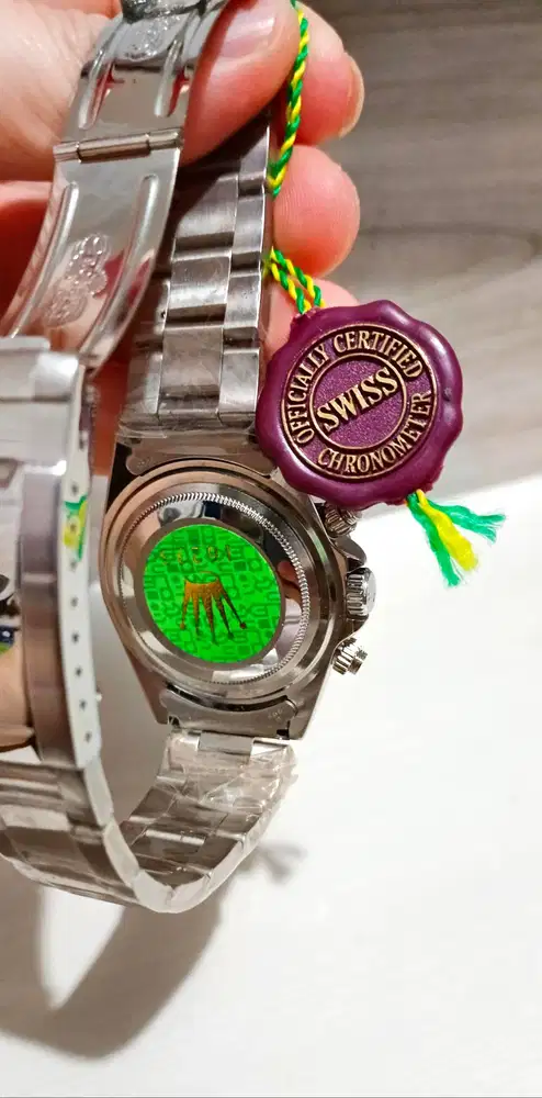 Jam Rolex Daytona swiss body rantai stainless matic halus 1,9jt kapal