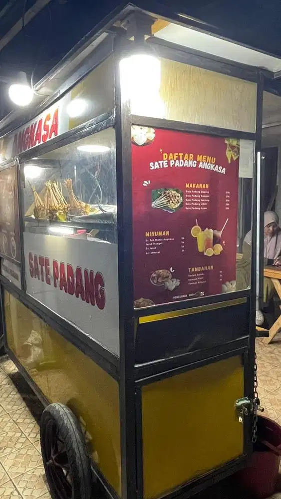 Jual Gerobak Besar (Bekas Sate Padang)