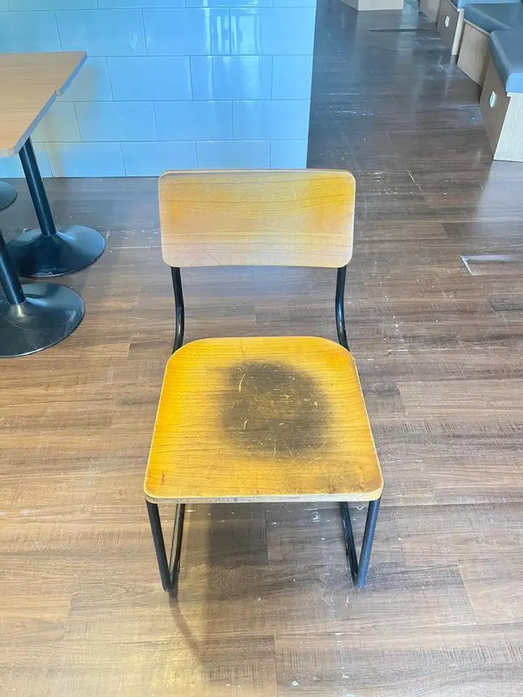 Kursi kayu besi custome