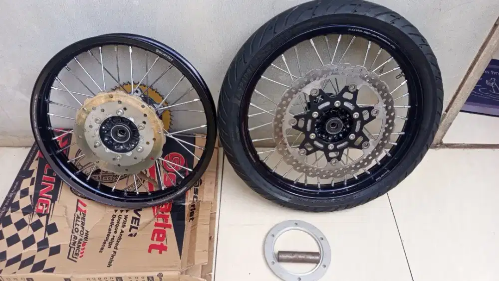 Tromol klx 250 dan velg scarlet