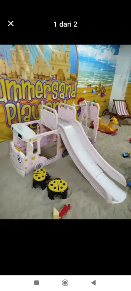 Playground set bentuk mobil