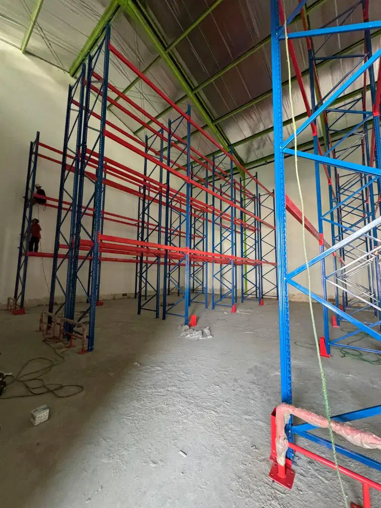 RAK GUDANG HEAVY DUTY KAPASITAS 8TON PER RAK READY STOK HARGA PABRIK