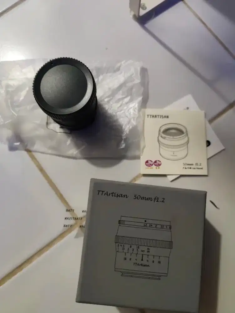 LENSA TTARTISAN BARU 50mm F1.2 For Nikon Z Black