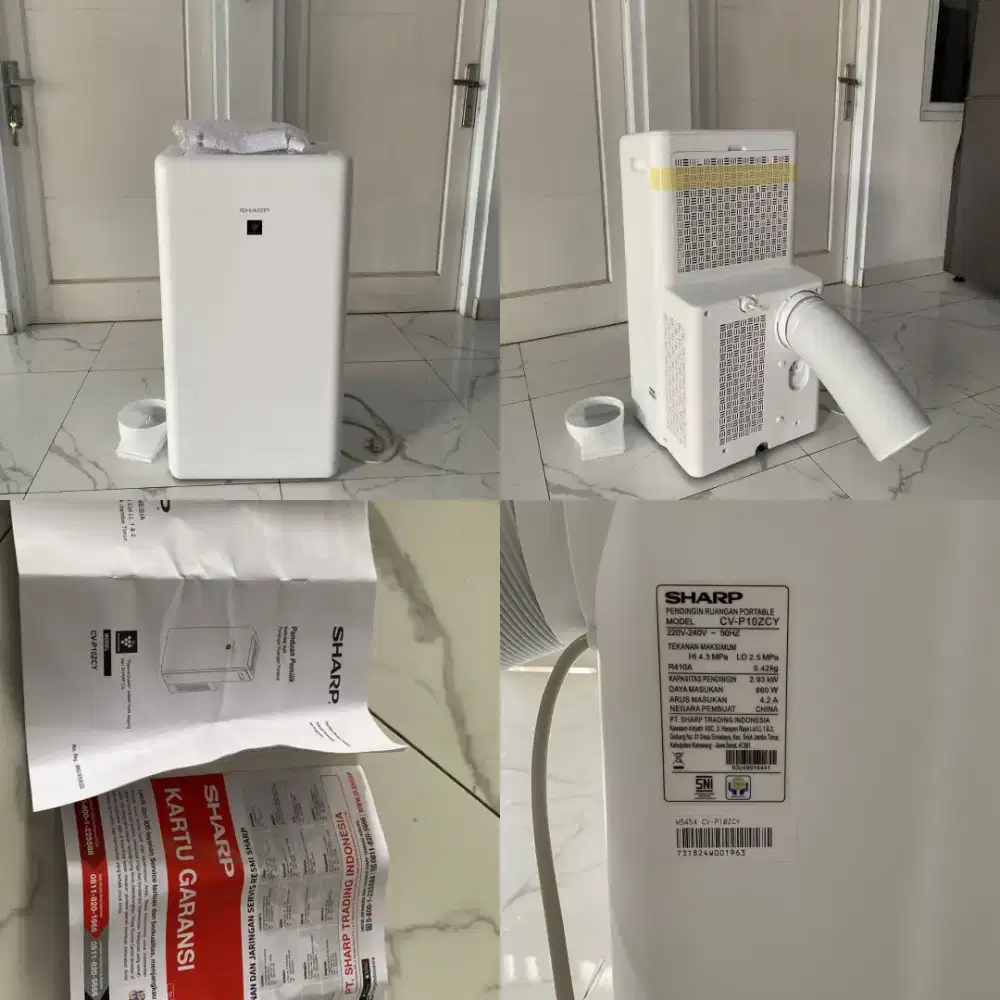 AC portable Sharp 1 Pk belum pernah dipakai