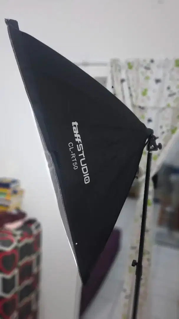 Softbox Lighting taff studio 1 set dengan tiang