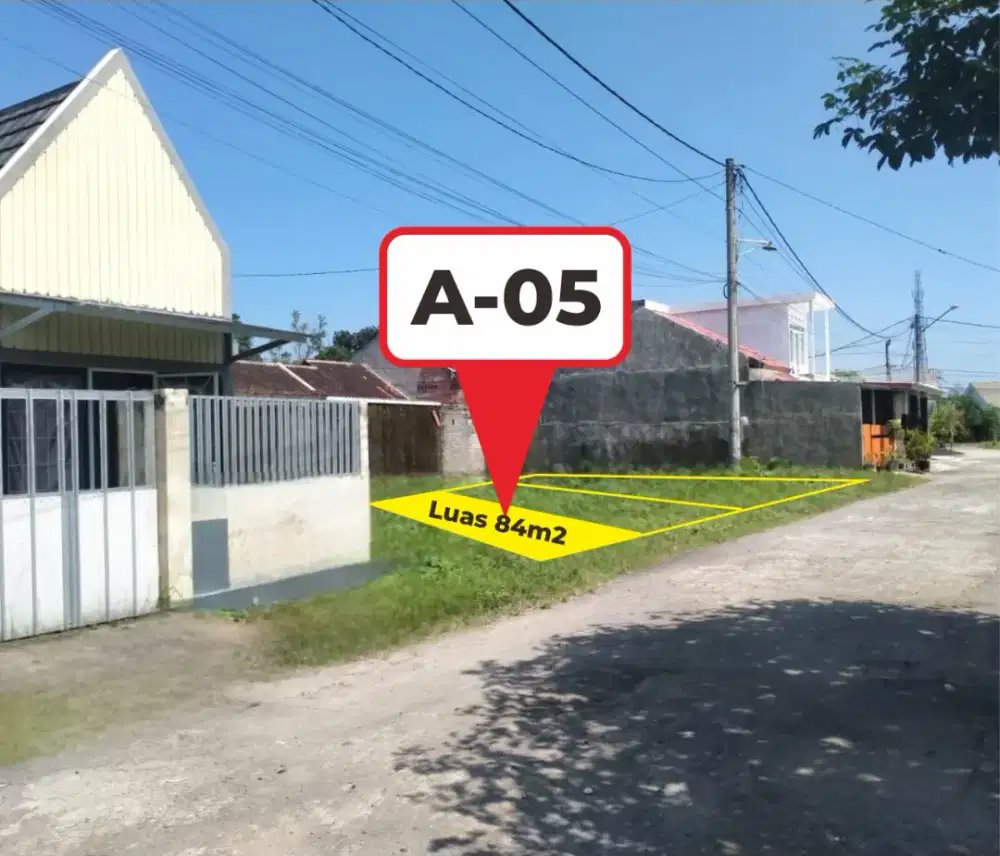Kavling Siap Bangun A-05/A-07/A-09 Labuapi Mataram Lombok