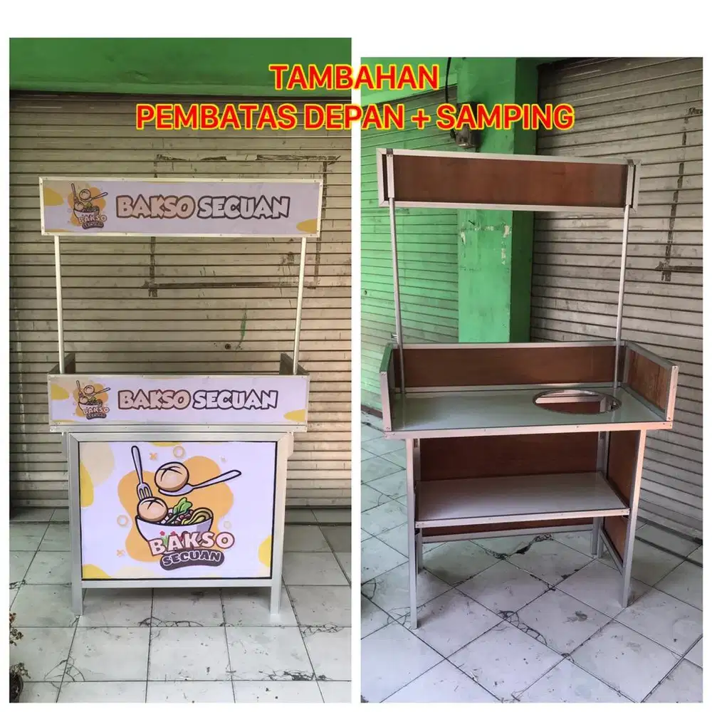 Booth portable rombong lipat