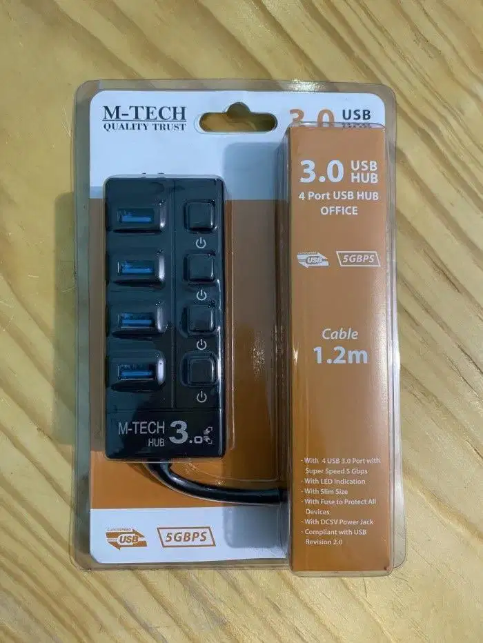 USB Hub M-Tech USB 3.0 MT-UH3
