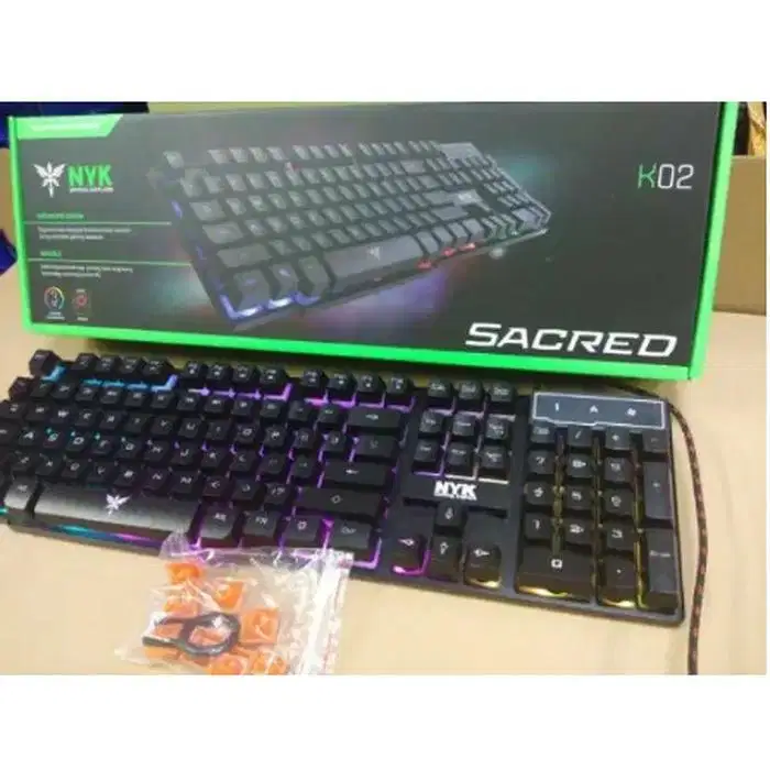 Keyboard Gaming NYK K-02 Sacred K02 Rainbow