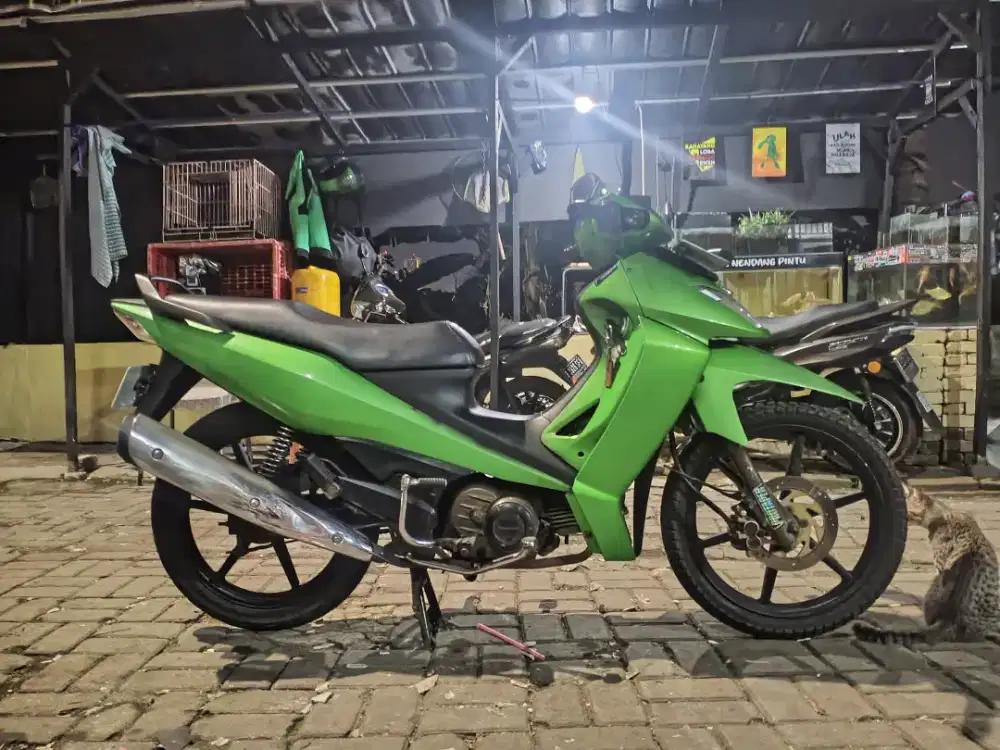 Kawasaki ZX130 Hijau Original Pajak Hidup