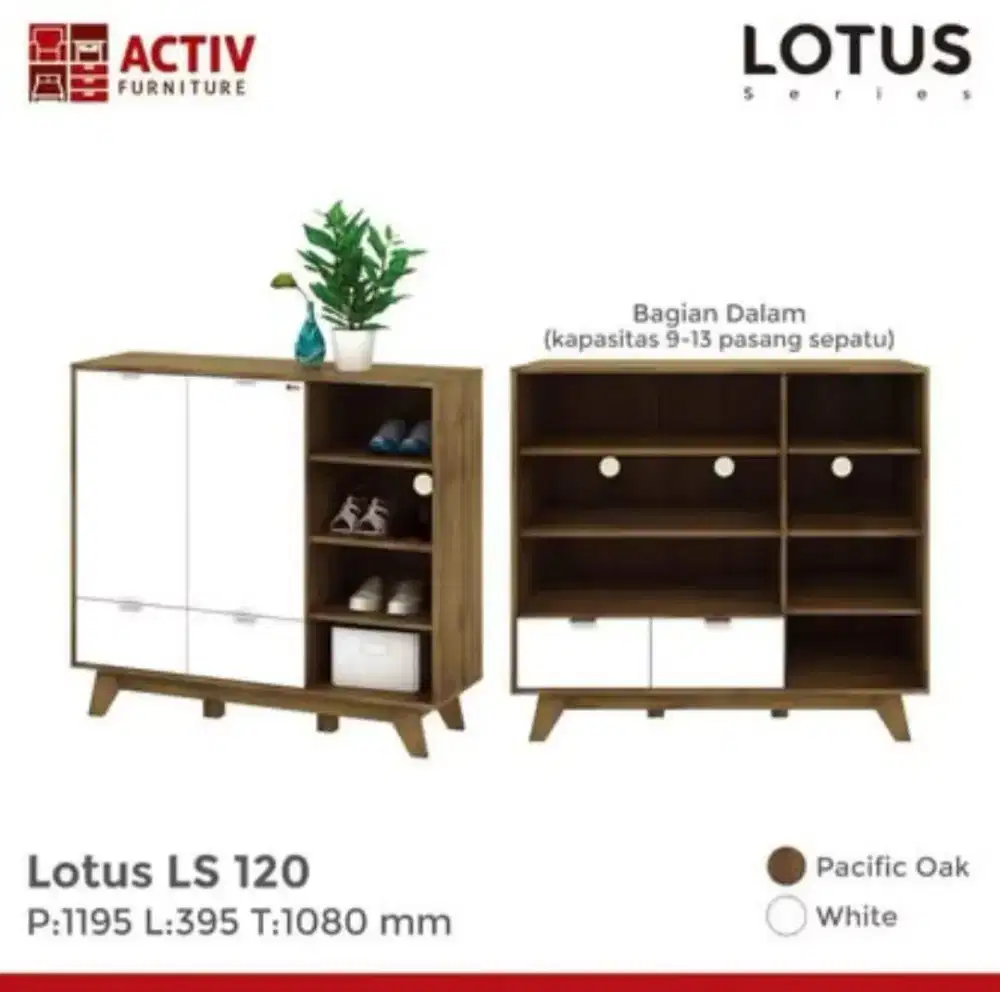 Rak Sepatu Activ Lotus LS 120