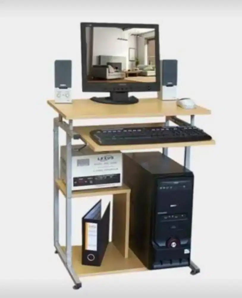 Meja Komputer Lunar Huga 904