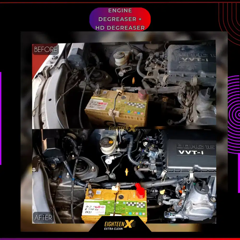 Eighteenx produk pembersih dan perawatan mobil motor