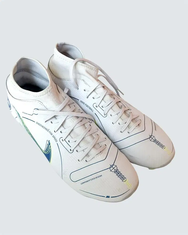 Sepatu Bola Nike Superfly 8 Academy FG/MG - Grey Marina Blue