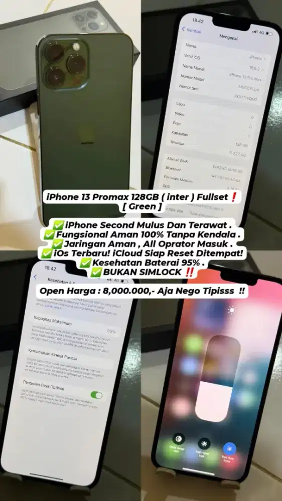 Iphone 13 ProMax 128Gb All Operator