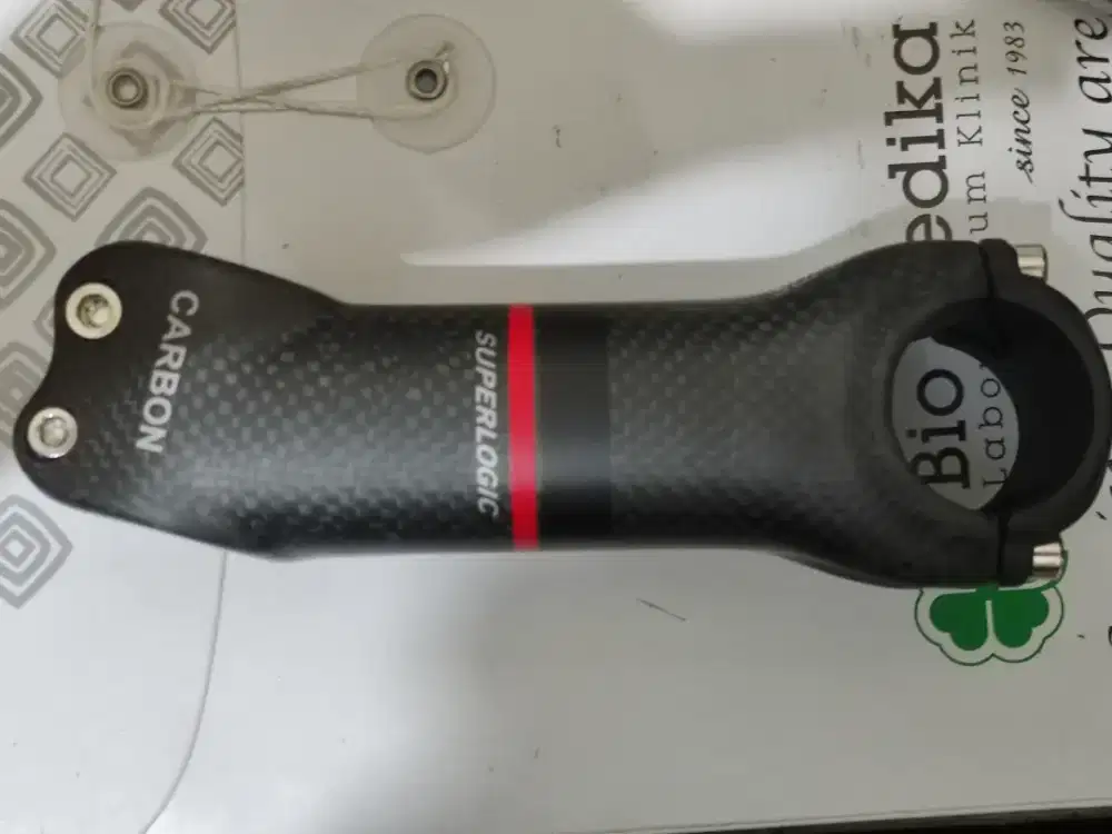 Stem Carbon superlogic ukuran 6 derajat dan 17 derajat