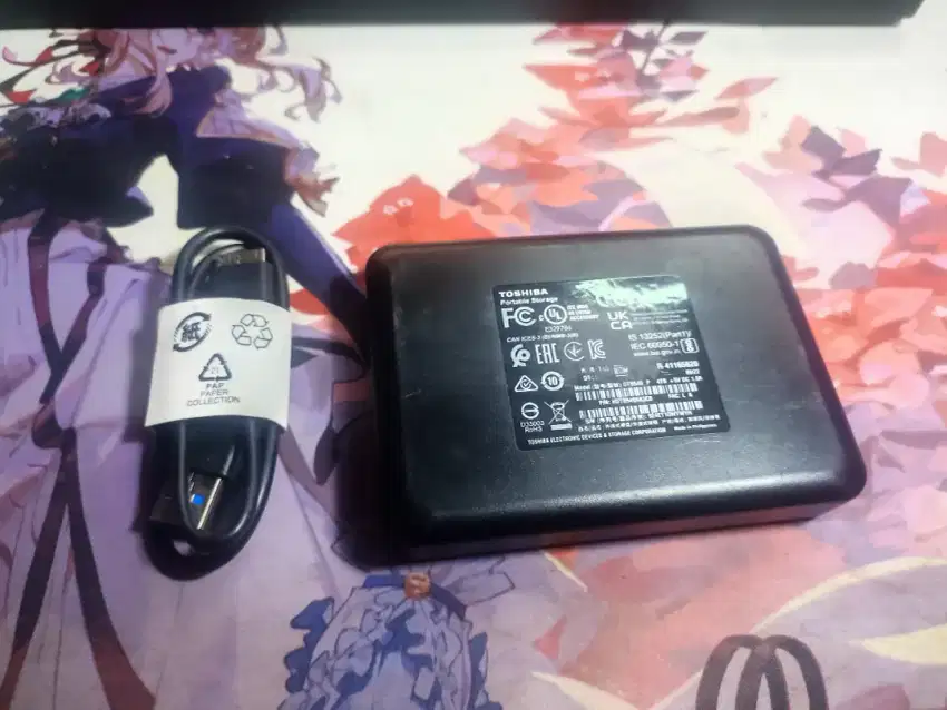 HDD External Toshiba 4Tb Original 100% Sentinel 100/100 No Kotak