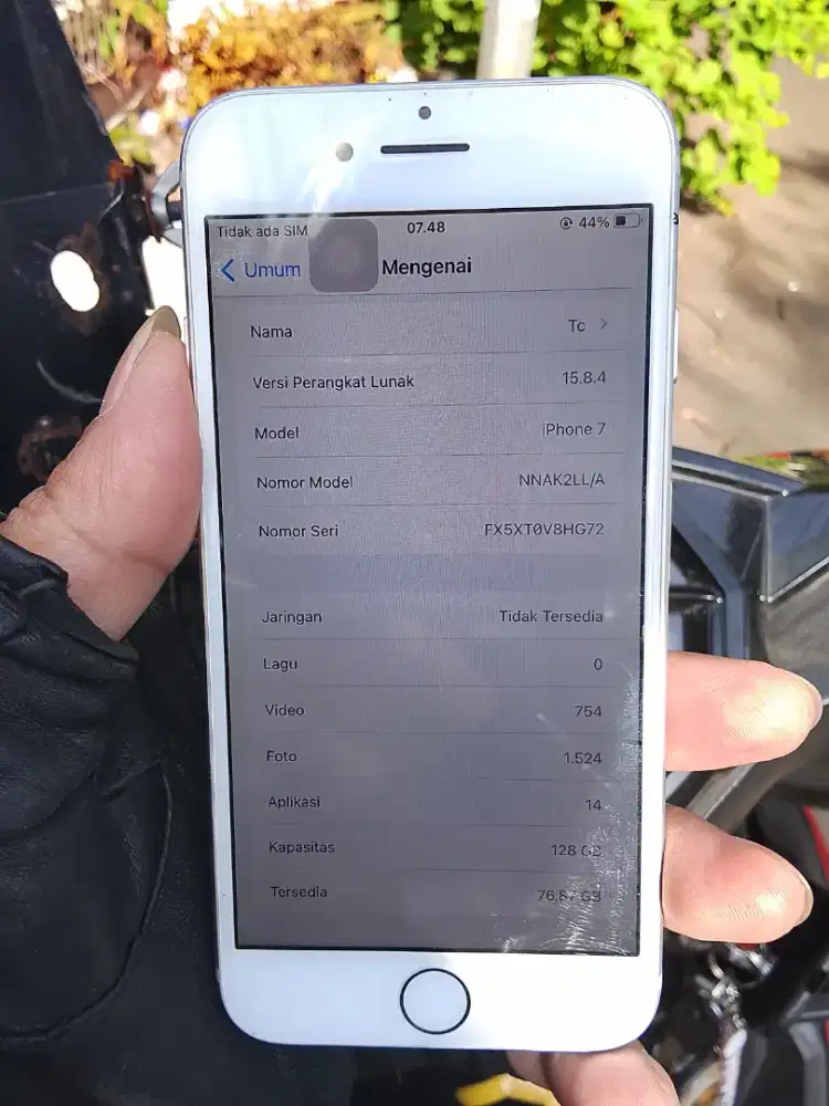 iPhone 7 biasa 128GB fulset