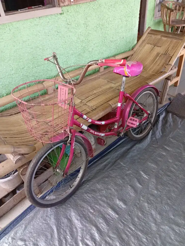 Sepeda wanita ukuran 20 in masih bagus kuat layak pakai