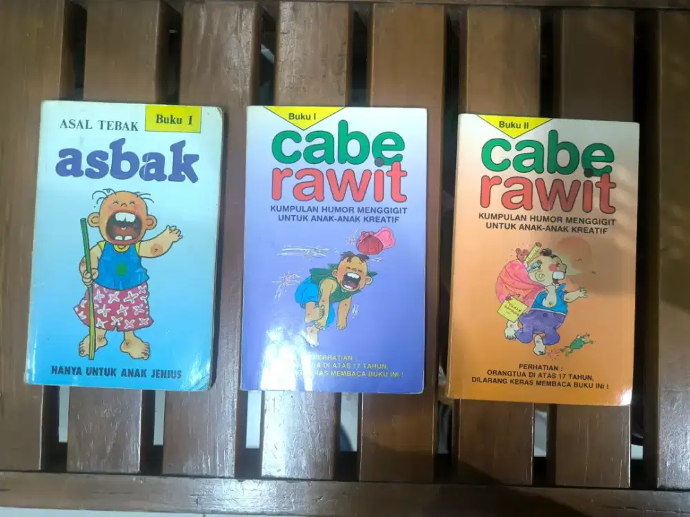 3 pcs Buku anak Kumpulan humor menggigit