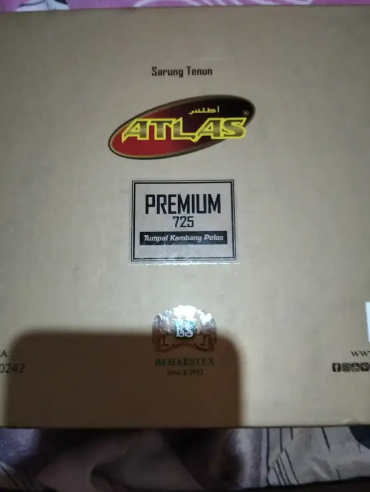 Dijual murah sarung tenun atlas premium 725 tumpal kembang polos