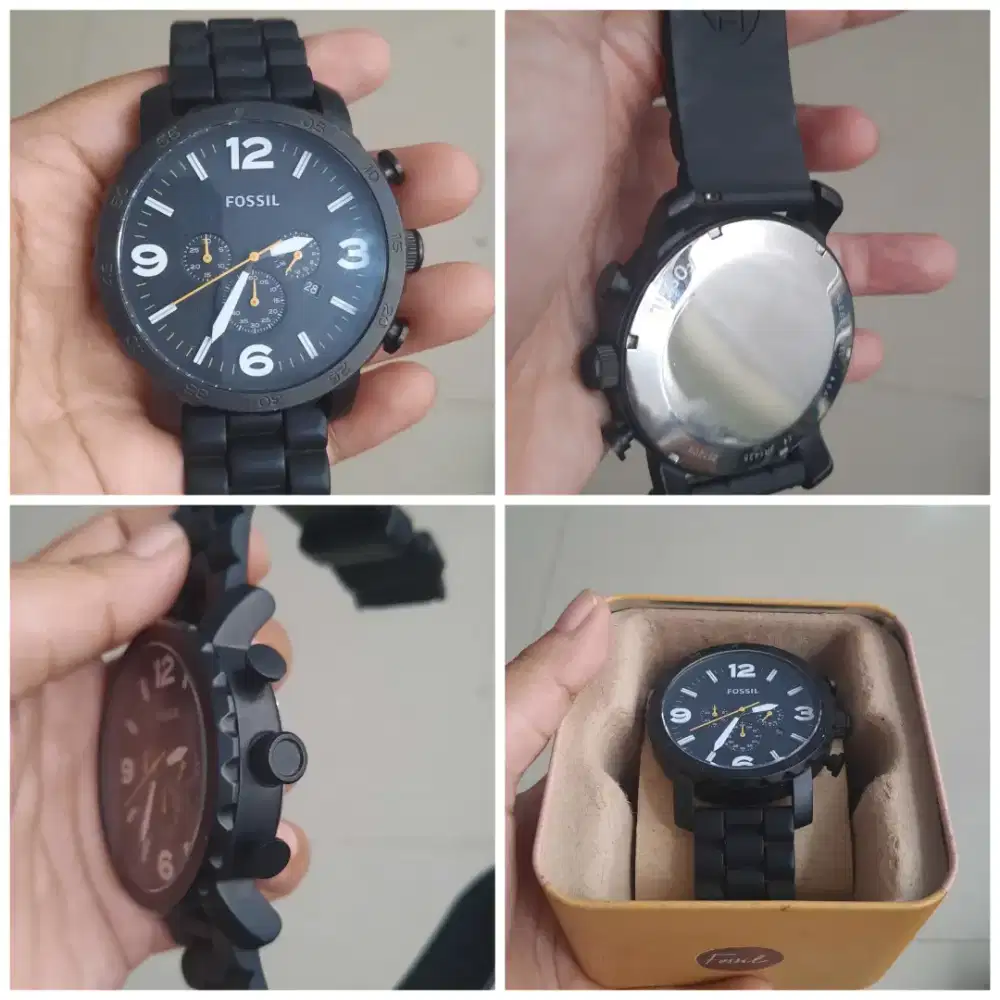 Preloved Sale : Fossil Chronograph J1425 Men&#x27;s Watch