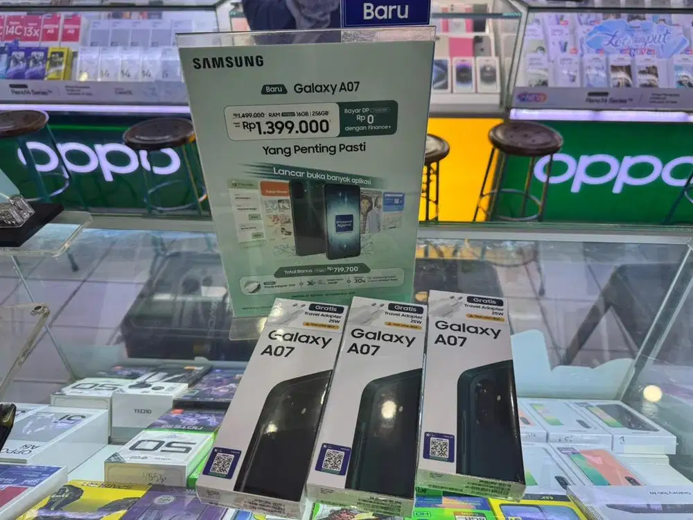 PROMO GRATIS TAMPERGLASS Samsung A07 6/128 NEW SEIN 1th