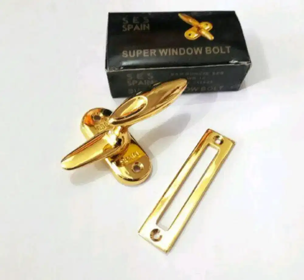 Grendel jendela rambuncis SES 10 gold