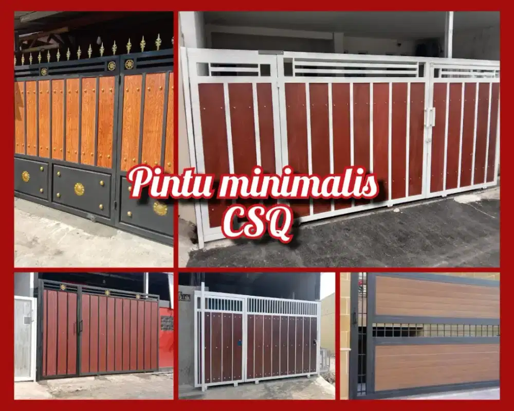 Pagar minimalis modern