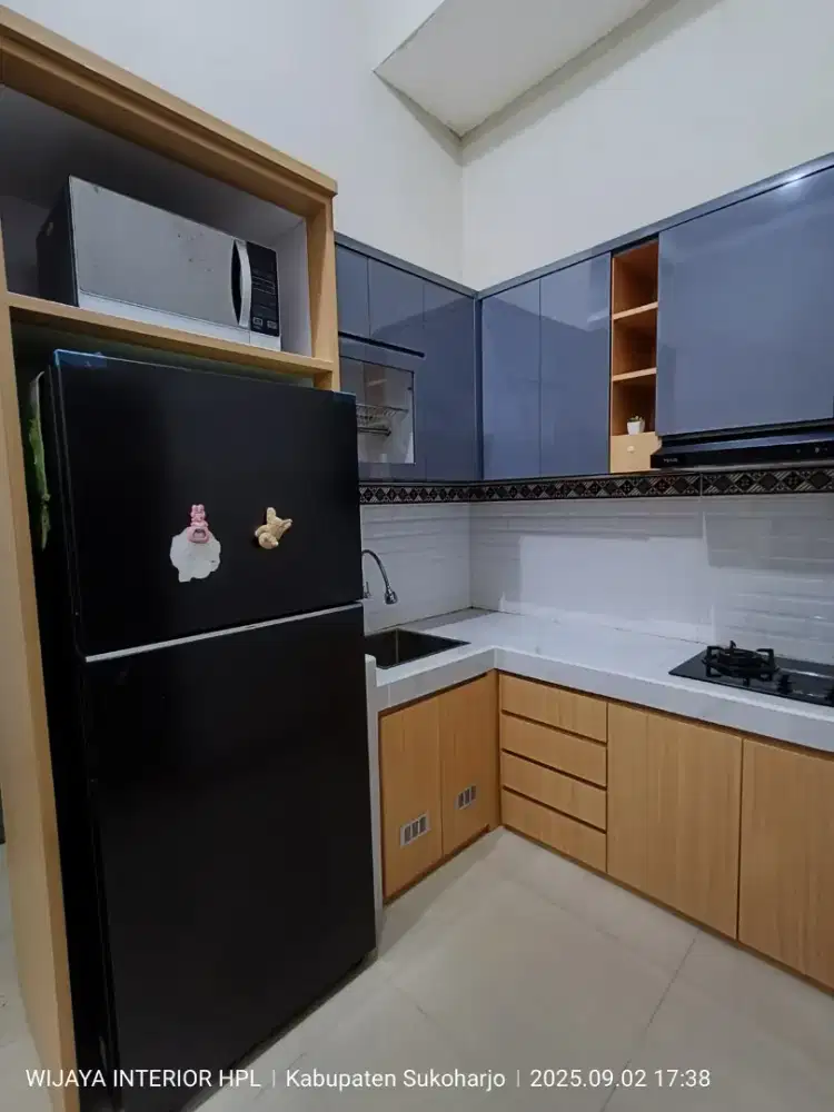 Kitchen set PVC board awet berkualitas