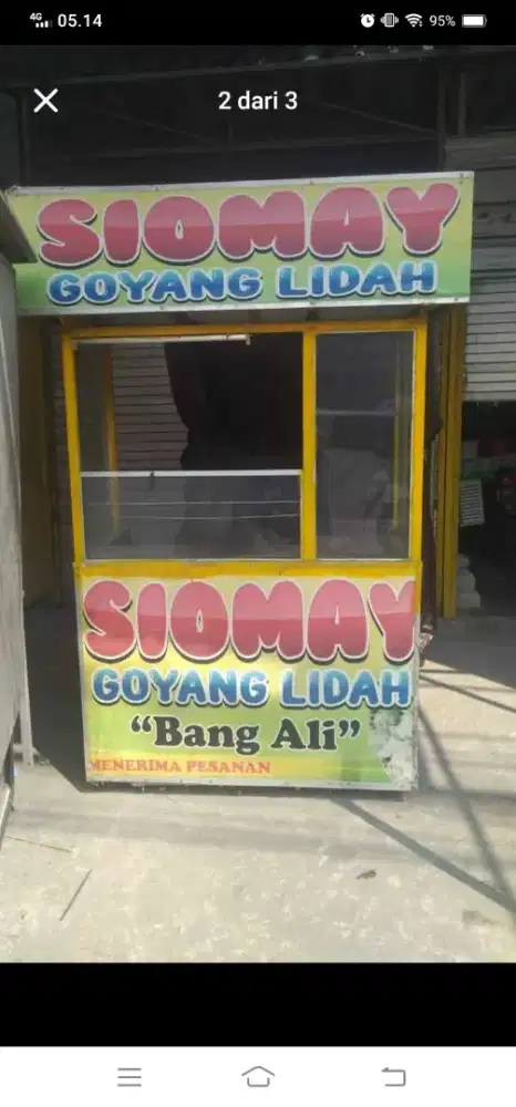 Gerobak second full kerangka besi