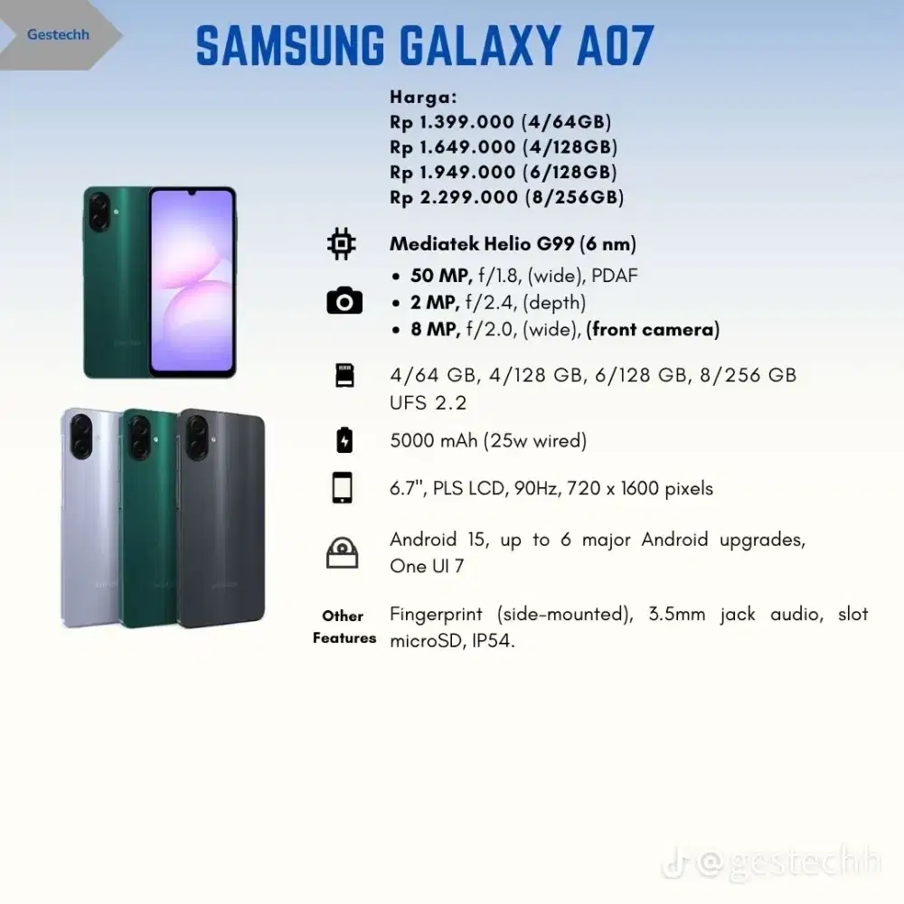 SAMSUNG GALAXY A07 4G