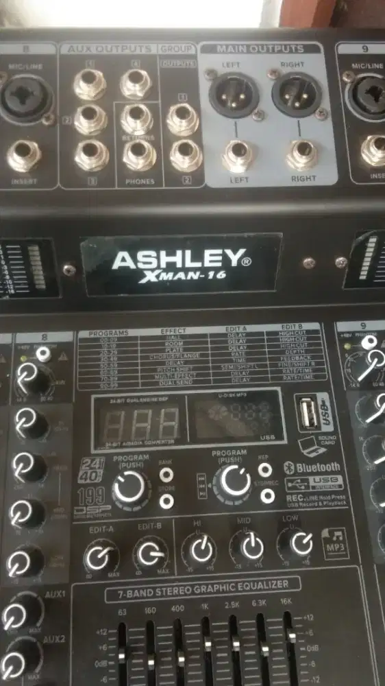 ASHLEY Xman-16.
Mixer 16 Channel Body Jumbo.