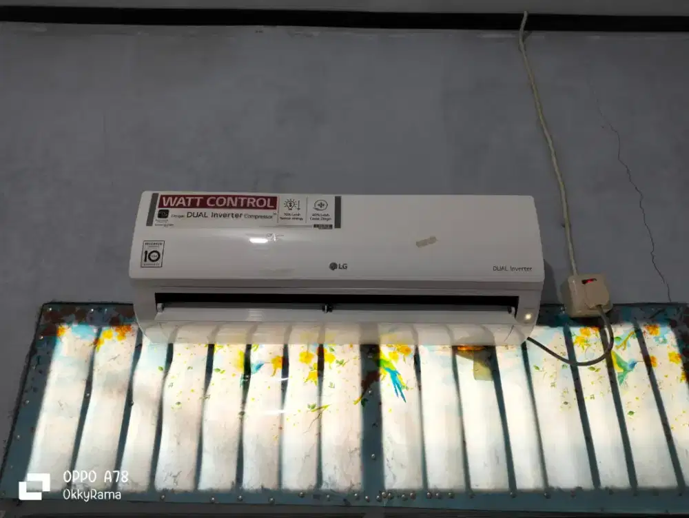 AC LG dual inverter dual cooll watt control made in thailand