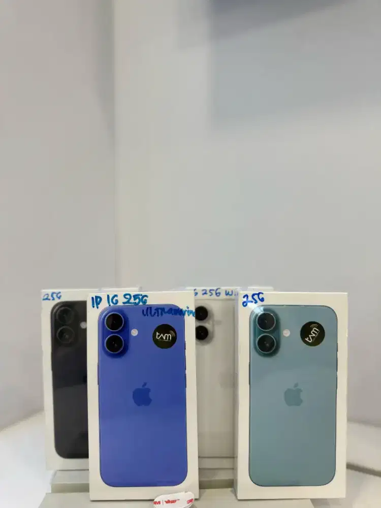 IPHONE 16 256GB - GARANSI RESMI IBOX