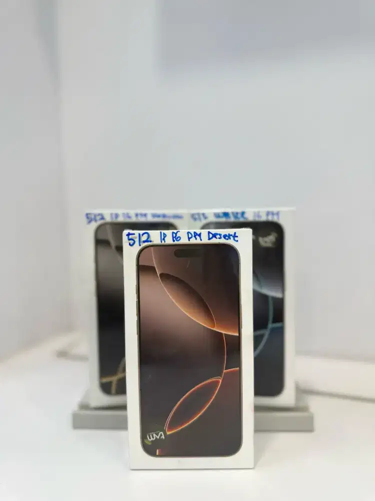 IPHONE 16 PROMAX 512 GB FREE ADAPTOR 20W - GARANSI RESMI IBOX