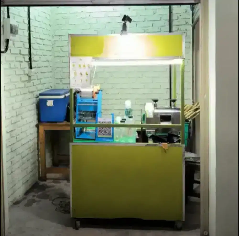 booth bekas usaha kualitas bagus besi hollow