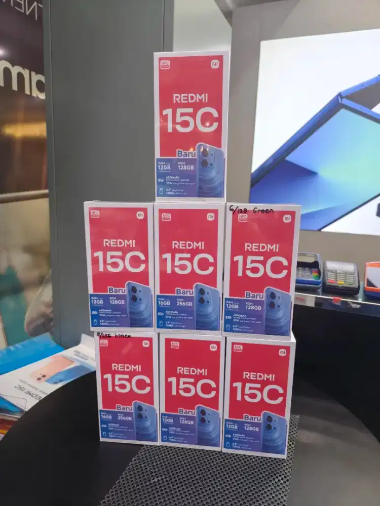 Redmi 15C Ram 6GB+6GB/128GB