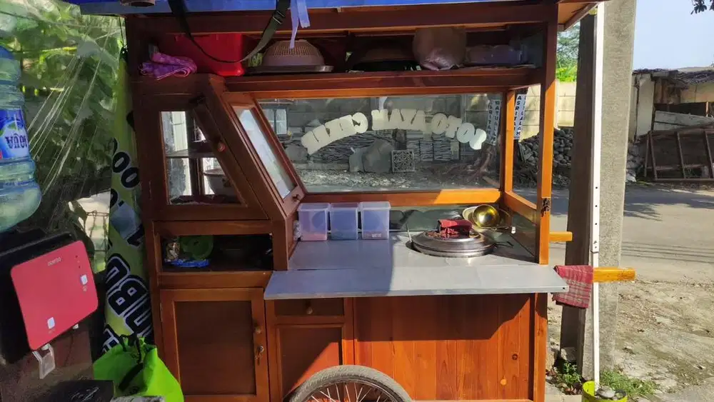 Gerobak soto bisa buat bubur