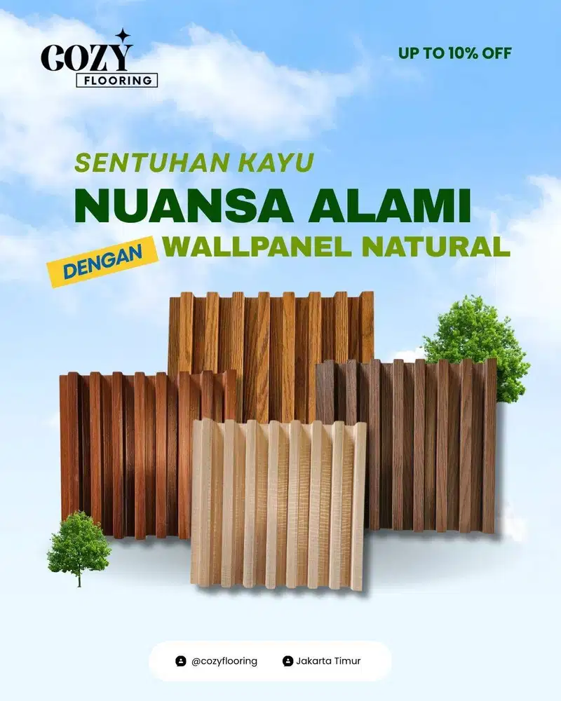 WPC Wallpanel GXY Series | wood panel motto panjang anti rayap