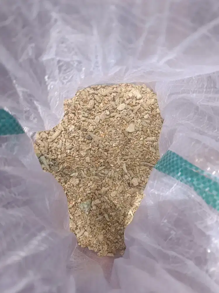 Pasir laut kasar pecahan karang akuarium 15kg